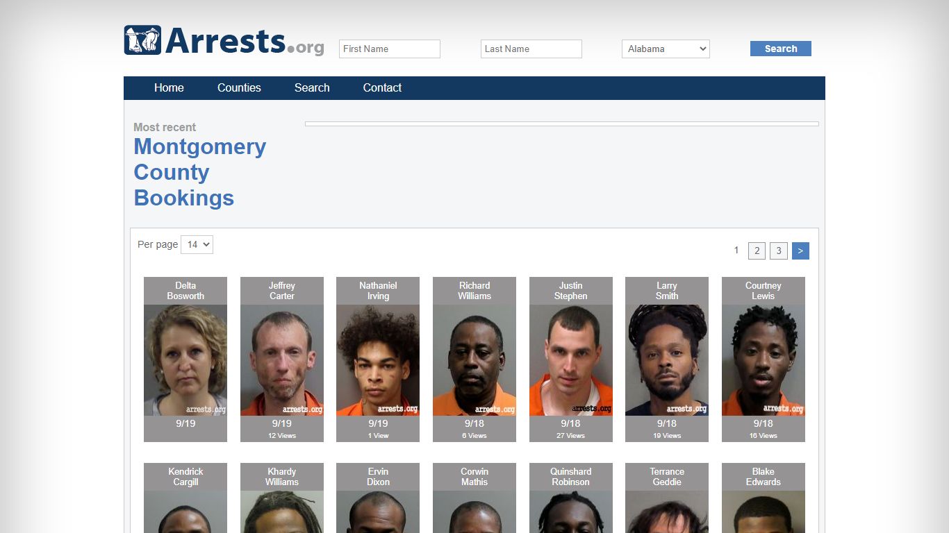 Montgomery County Arrests and Inmate Search